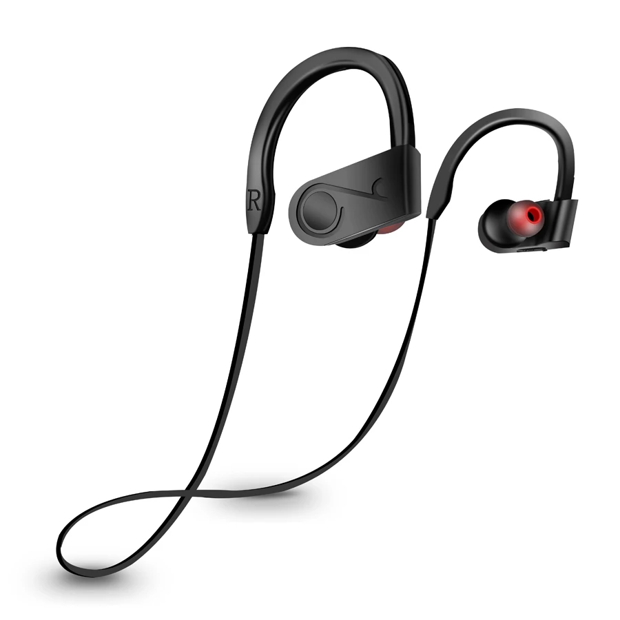 Беспроводные Bluetooth наушники CBAOOO IPX4, водонепроницаемые наушники, стерео бас гарнитура, спортивные наушники с микрофоном для телефонов - Цвет: K99-black
