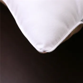 BlessLiving Marble Down Alternative Bed Pillow Geometric Rock Texture Bedding Golden Gray Modern Sleeping Pillows ONE Piece 4