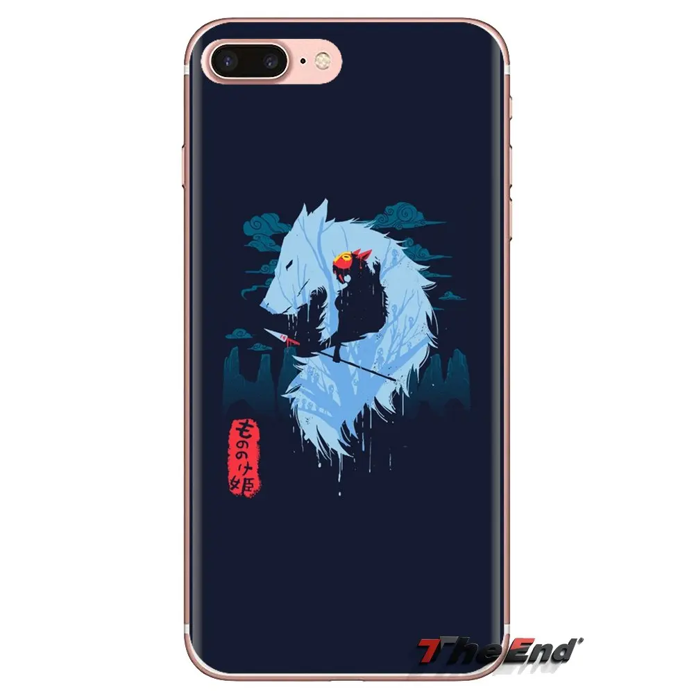 Мягкие прозрачные чехлы для Xiaomi Redmi 4A S2 Note 3 3S 4 4X 5 Plus 6 7 6A Pro Pocophone F1 HIME PRINCESS MONONOKE |