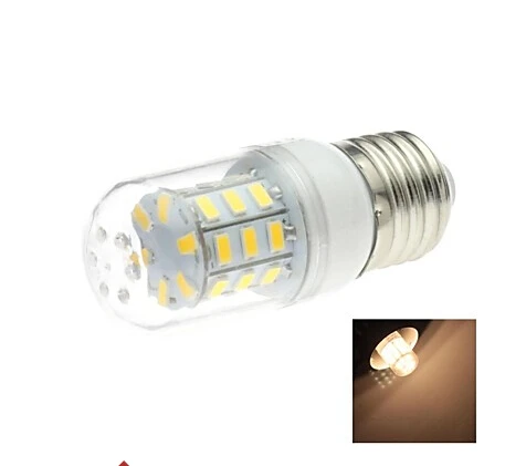 

Светодиодные круглые лампы HRSOD E26/E27 4 Вт 30 SMD 5730 200 лм, теплый белый/холодный белый свет, лампы-кукурузы AC 110 В или 220 В