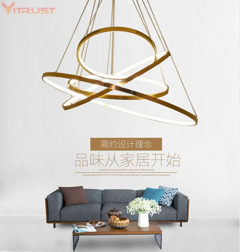 Vitrust современные люстры освещение скандинавские подвесные лампы приспособление