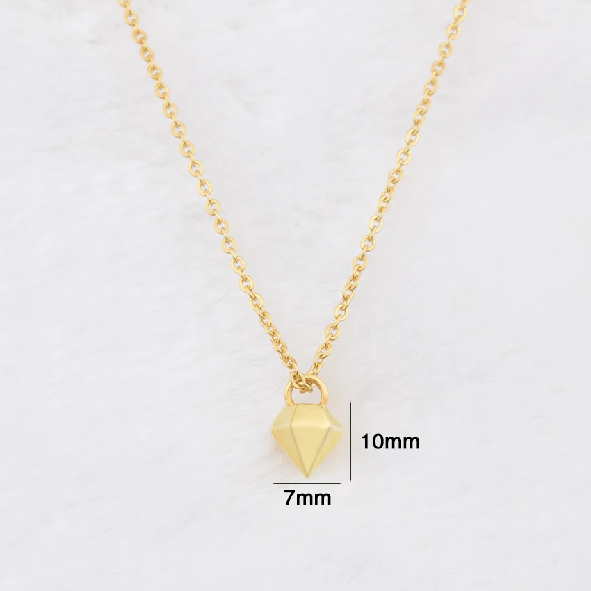 Оптовая продажа 10 шт простой шик конический золотой кулон Цвет Китай минимализм
