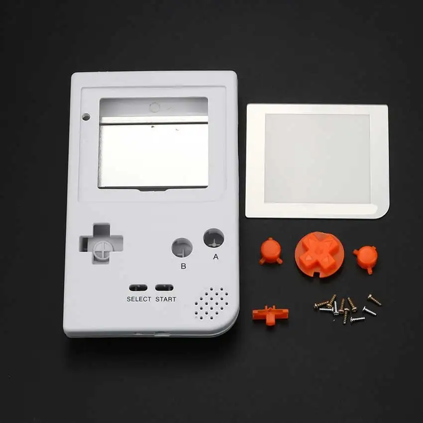 Полный Чехол ChengHaoRan сменный корпус для игровой консоли Gameboy чехол с белым