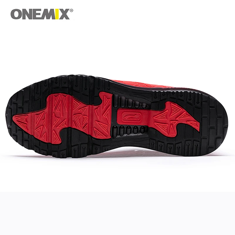 Спортивная обувь ONEMIX с воздушной подушкой дышащие вязаные кроссовки KPU для