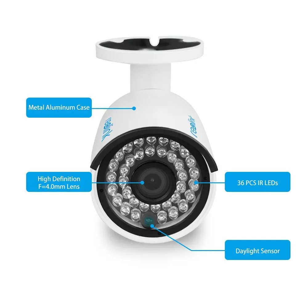 Reolink RLC 410S 1440 P безопасности POE ip камера Встроенный 16 ГБ Micro SD карты Открытый