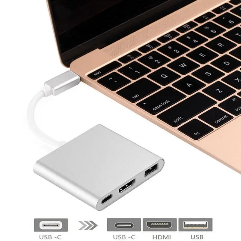 Поддержка Nintendo 3 в 1 Hub Type C USB 4K HDMI 0 адаптер для Apple Macbook Dell HP Xiaomi Lenovo Macbook|Адаптеры