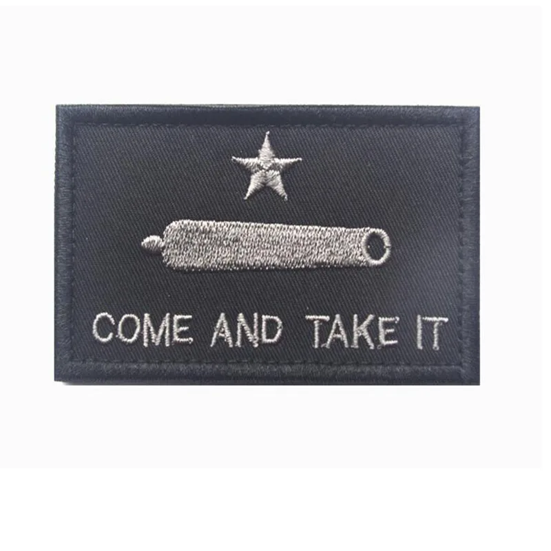 Вышитые значки/COME AND TAKE IT/Военная Униформа Тактический ручной работы ткань костюм