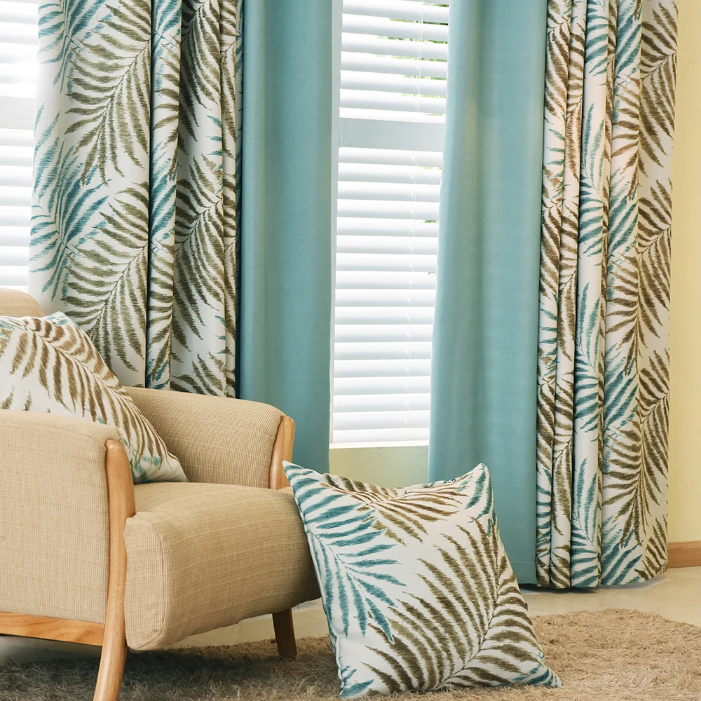 Новинка 2017 занавески в американском пасторальном стиле Блэкаут для гостиной|new