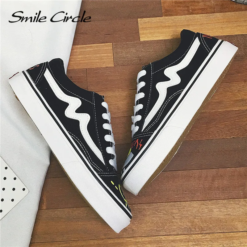 Smile Circle/2018 г. Весенне-летние белые кроссовки Женская Ультрамягкая повседневная