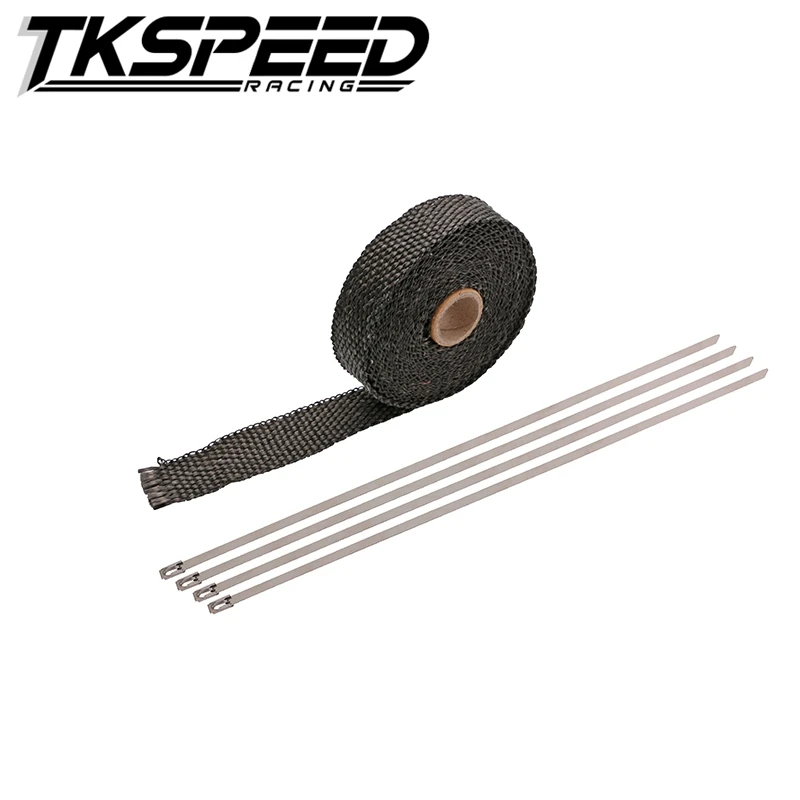 Автомобиль Мотоцикл негорючие Turbo Коллектор Тепло выхлопных термообертывания