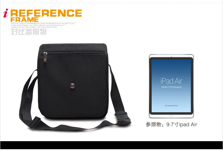 Многофункциональный планшетный портфель PC для ipad air pro мужская сумка через плечо