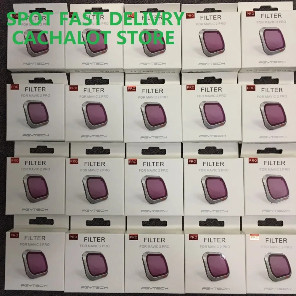 PGYTECH одиночный дополнительный Профессиональный фильтр для DJI Mavic 2 Pro CPL ND4 8 16 32 64 128 1000 ND ND-PL фильтры для объектива камеры для DJI MAVIC 2