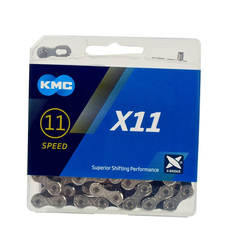 X11 KMC Z8 Z9 X8 X9 X10 X11 цепи 116 звенья цепи цикла Переключатель 8 9 10 11 скорость MTB дорожный горный велосипед цепь - Цвет: X11