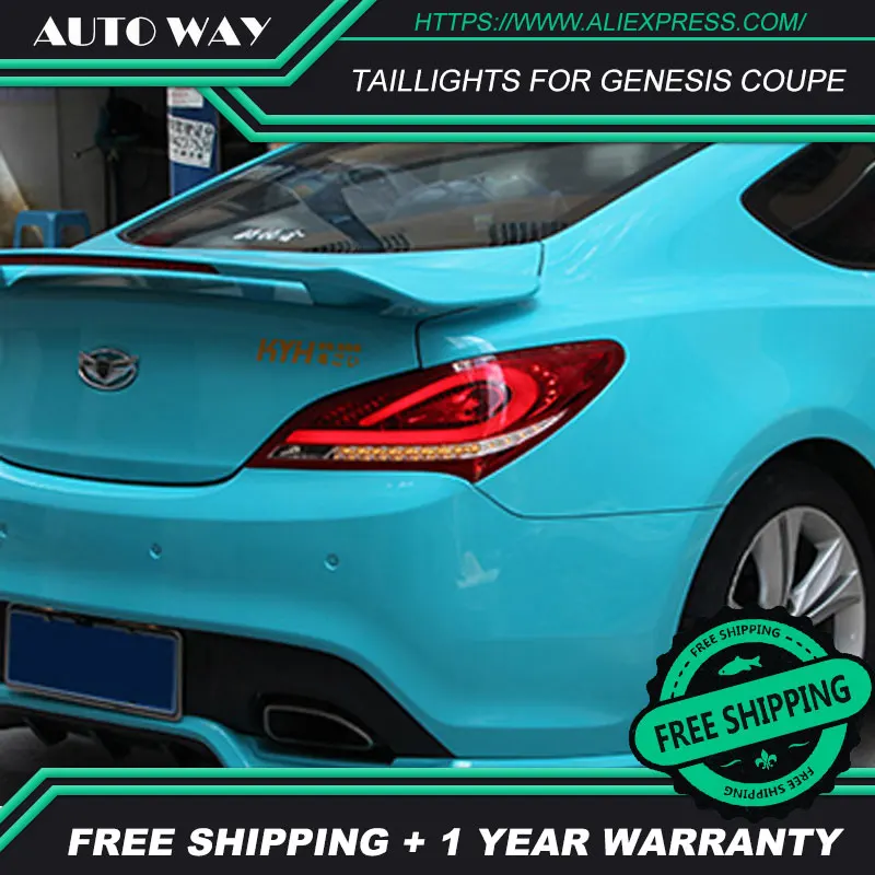 Чехол для автомобильного стайлинга Hyundai Genesis COUPE задний фонарь s светодиодный