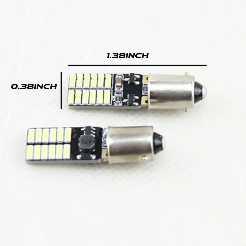 2X H6W 434 Bax9s Canbus безошибочные 24 SMD светодиодсветодиодный парковосветильник боковые