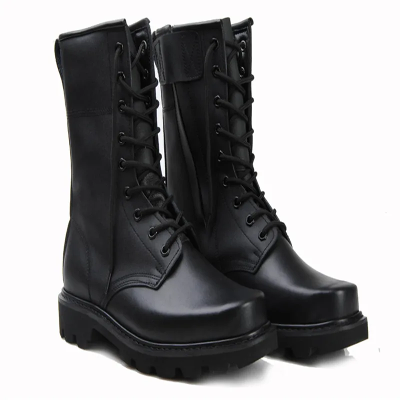 Мужские кожаные ботинки с металлическим носком | Обувь