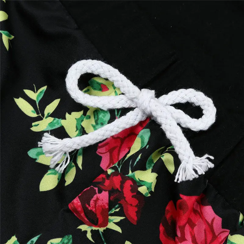 COMFY KIDS Clothes 2017 Hot Selling Fashion Newborn Baby Boy Girl Floral Hood Top T-shirt + Shorts Pants Outfits Set | Детская одежда и