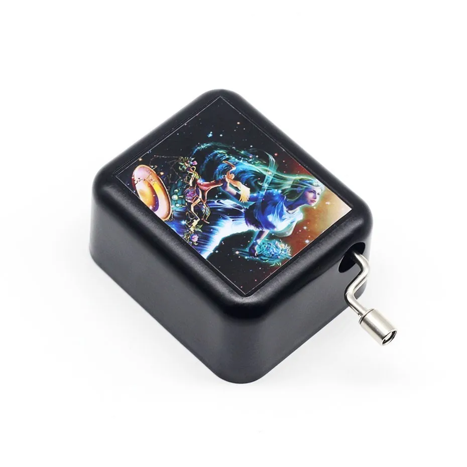 Hand-operated 18-note City Of Sky Music Theme Star 12 Constellation Wooden Box 2019 Special Birthday Gift Christmas | Дом и сад