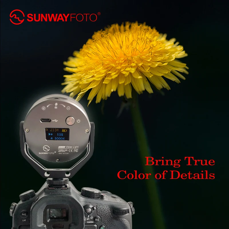 Светодиодная ламсветильник SUNWAYFOTO для фотостудии осветительный присветодиодный