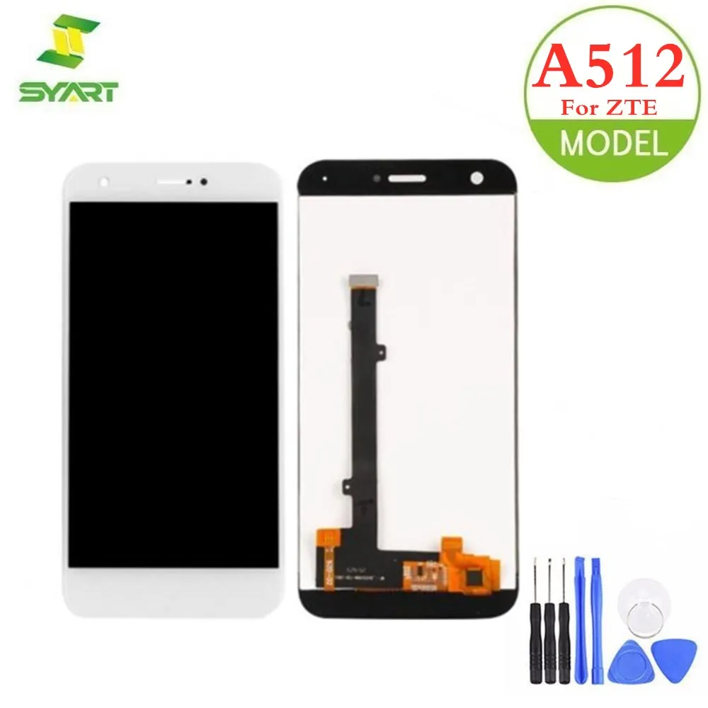 

For ZTE Blade A512 LCD Display Touch Screen Digitizer Assembly Replacement + Tools For ZTE Blade Z10 / A512 5.2" LCDs Screen