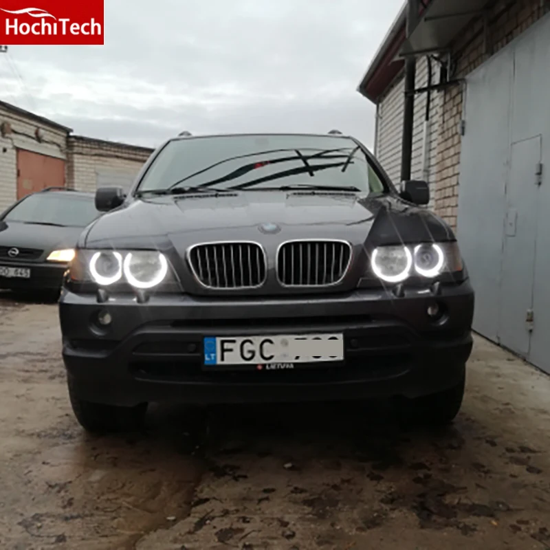 Дневсветильник HochiTech DRL CCFL комплект глаз ангела демона кольцо теплого белого