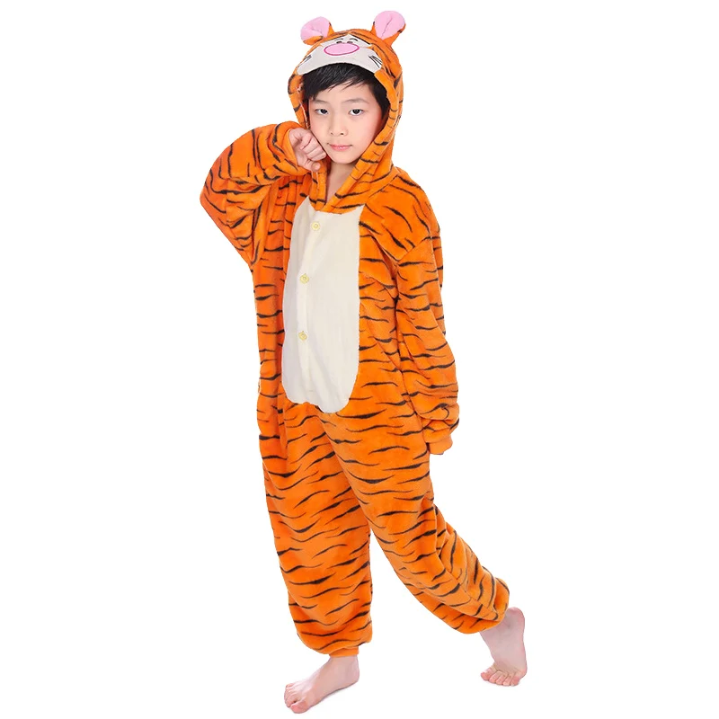 кигуруми Новогодняя пижама Дети Мальчики Девочки пижамные Детские Onesie Косплей
