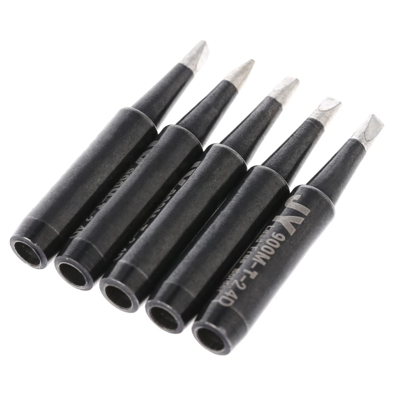 5 шт. бессвинцовый паяльный наконечник 900M T 2.4D для Hakko Saike 936 852d + 909D ESD L22|tip for soldering|tips