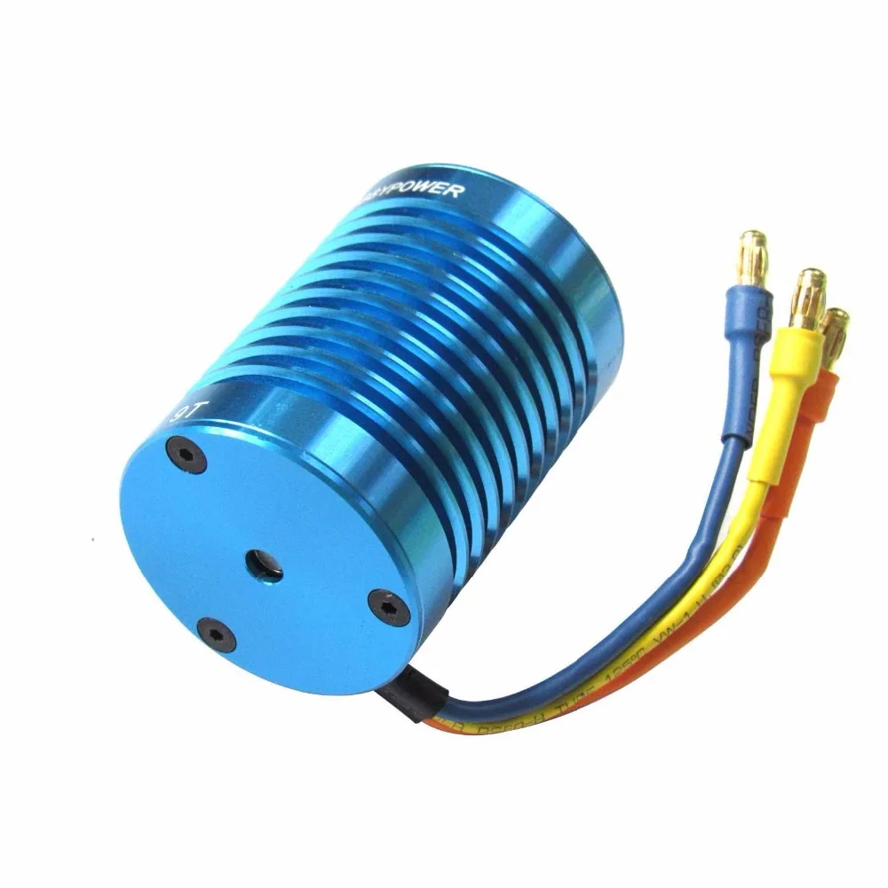 Hobbypower 4 полюса 3650 9T 4370KV 10T 3930KV 12T 3300KV 13T 3000KV бесщеточный двигатель 540 для 1/10 1/12 RC Авто