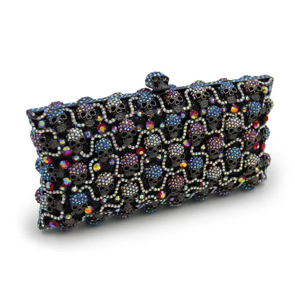 New Arrival Women birthday present Evening Bags Luxury Crystal Clutch Ladies Wedding Bag With Chain Party Purse And Handbags | Багаж и