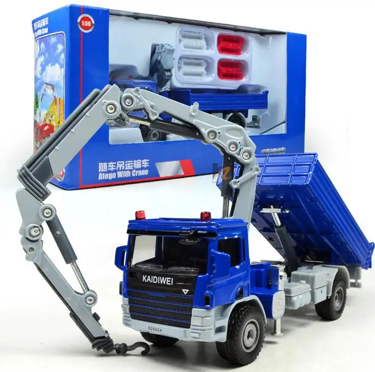 

Free shipping!2014 super cool ! 1 : 50 alloy slide toy models construction vehicles, Crane truck model, Baby educational toys
