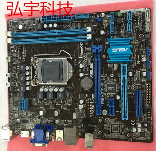 

Бесплатная доставка, оригинальная материнская плата для ASUS P8H77-M LE DDR3 LGA 1155 USB2.0 USB3.0 DVI VGA HDMI 16 Гб H77, десктопная материнская плата