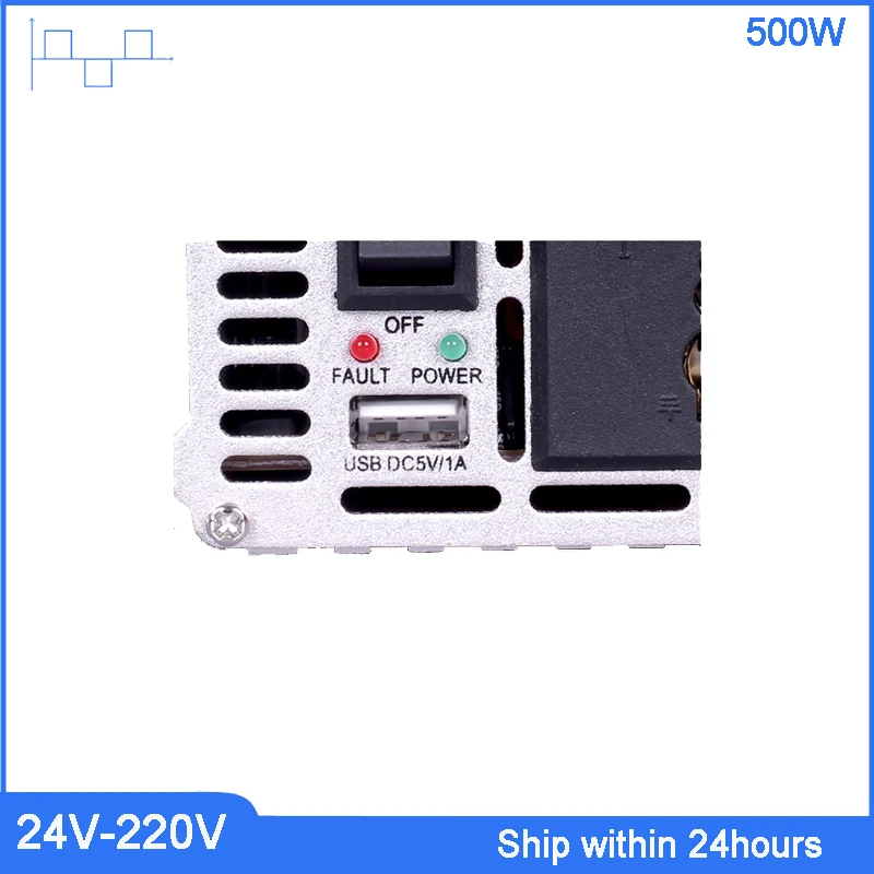 Инвертор синусоидальной волны 24 220 В 500 Вт|power inverter|500w power inverterpower inverter 500w |
