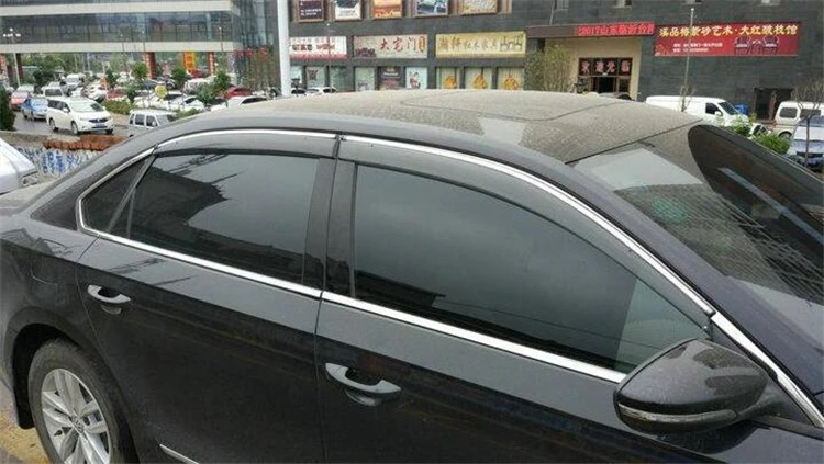 Пластиковый козырек для окна Passat вентиляционные оттенки защита от солнца и дождя