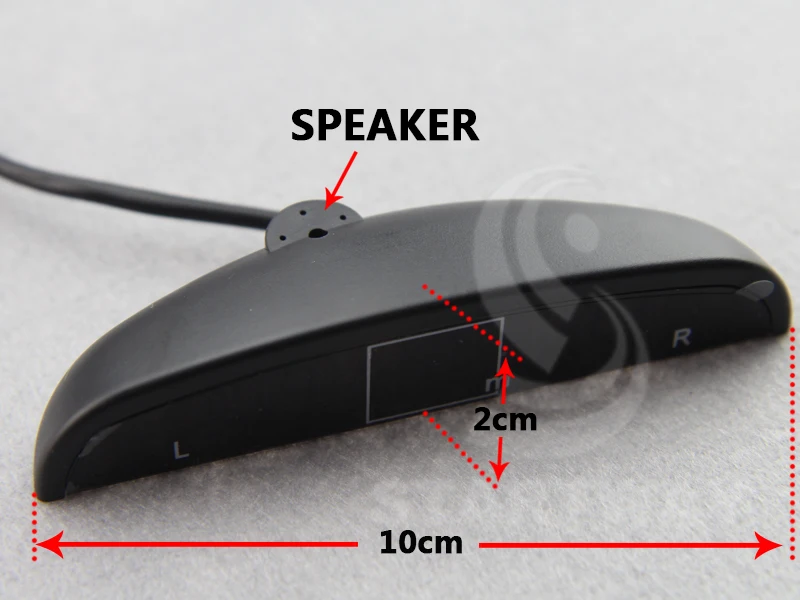 Парктроник 4 зонда заднего парковочного датчика системы датчик хода радар Белый