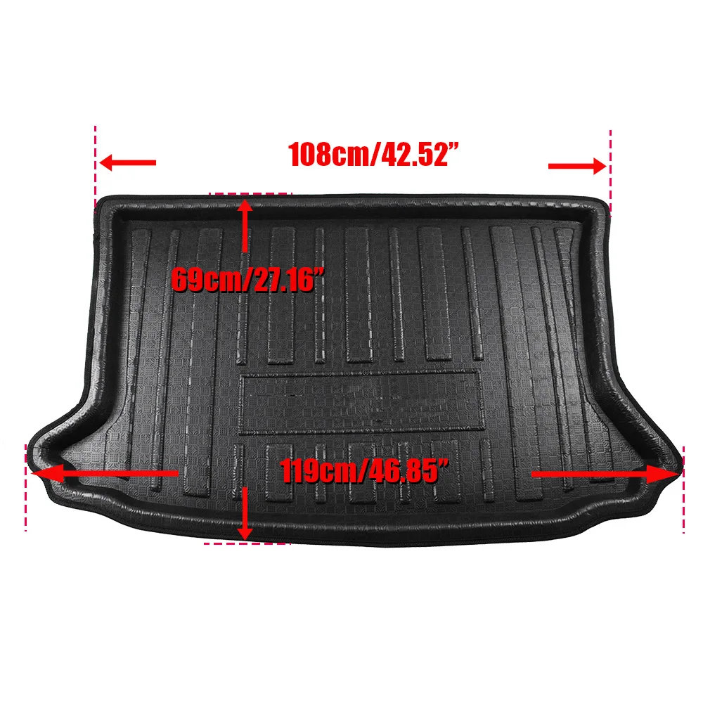 Buildreamen2 для Ford Ecosport коврик багажника автомобиля напольный ковер багажа грязевой