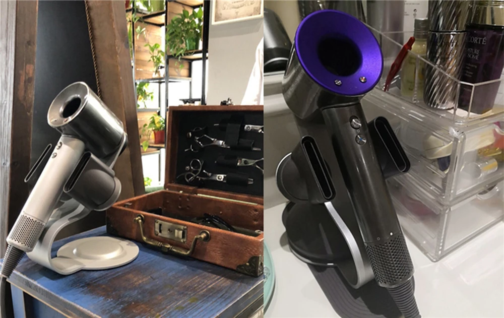 Магнитный кронштейн из алюминиевого сплава для Dyson, сверхзвуковой фен для волос, держатель для хранения, подставка для дома, органайзер для ванной комнаты