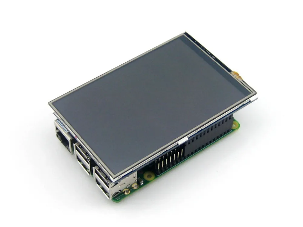 Waveshare 5 шт./лот Raspberry Pi LCD 4 дюймовый RPi (A) TFT резистивный сенсорный экран SPI интерфейс