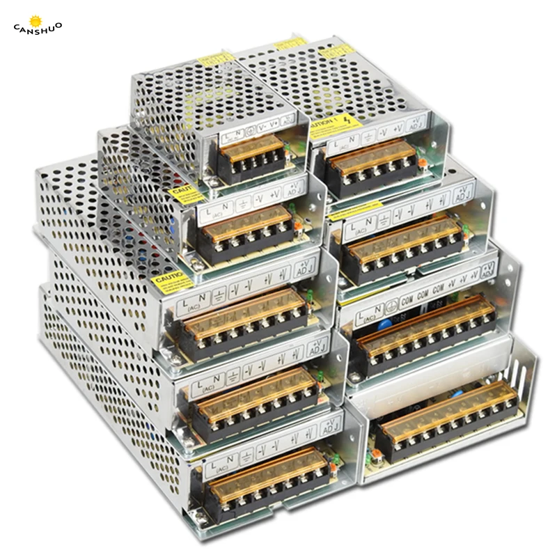 AC 110 V-220 V к DC 5V 12V 24V 1A 2A 3A 5A 10A 15A 20A 30A 50A переключатель питания Драйвер адаптер трансформатор для светодиодные ленты светильник