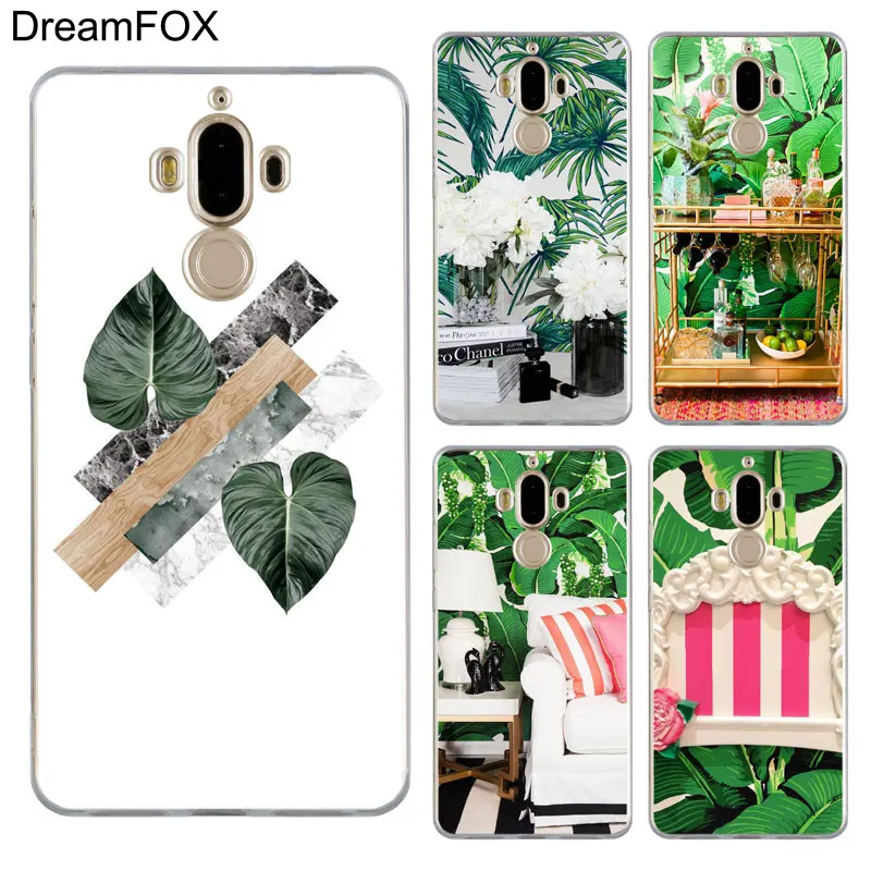 DREAMFOX M500 зеленые растения и цветы популярный Мягкий силиконовый чехол из ТПУ для