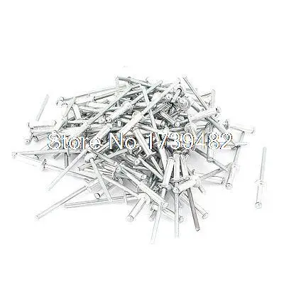 

100 Pcs 3.2mm 1/8" Aluminium Large Flange Blind Pop Rivets