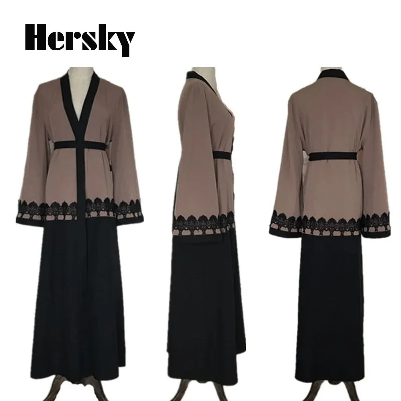 Взрослый мусульманин в этническом китайском стиле с вышивкой кружевное кафтан