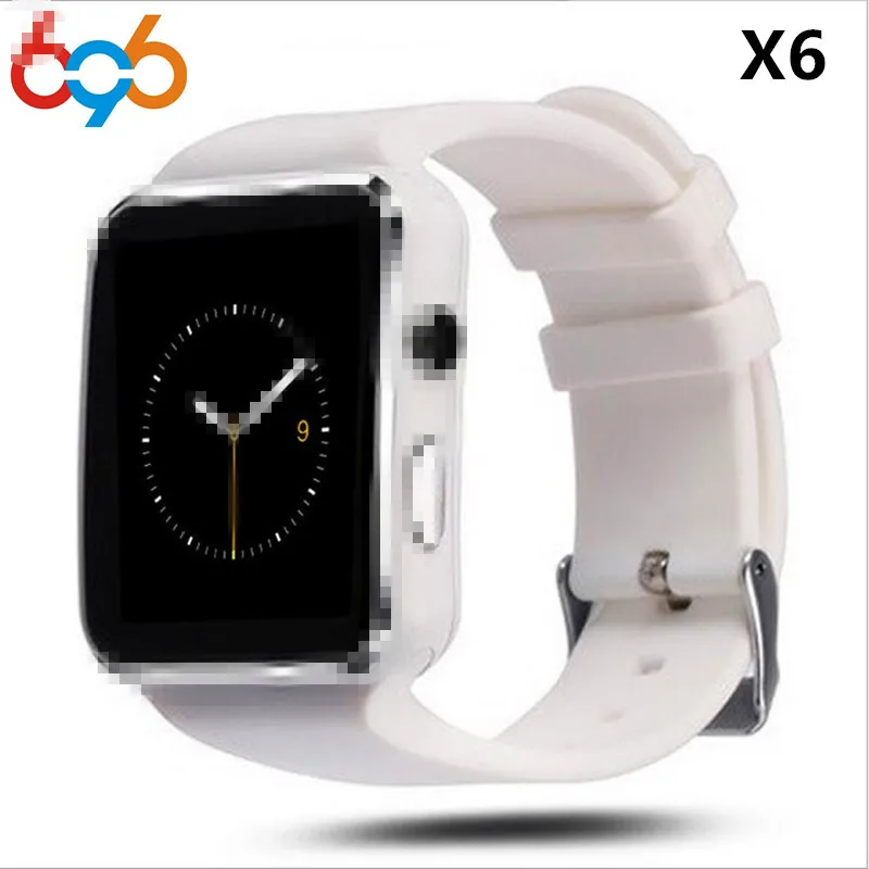 696 Bluetooth Смарт часы X6 Спорт Шагомер smartwatch с Камера Поддержка sim карты WhatsApp Facebook для