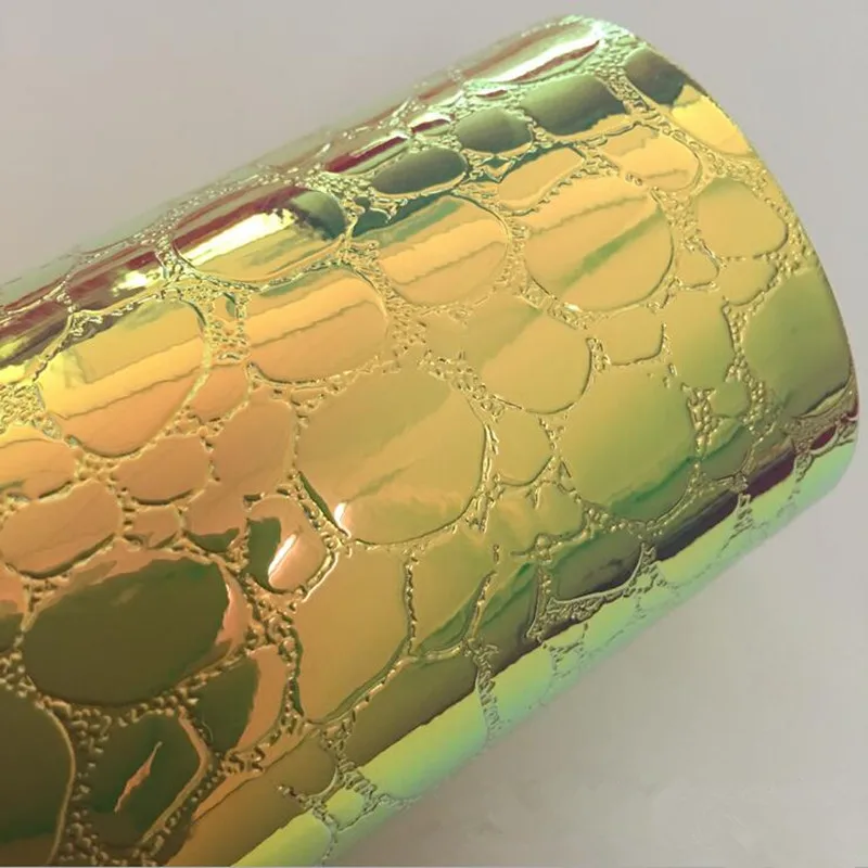 Искусственная блестящая кожа синтетическая Переливающаяся Волшебная