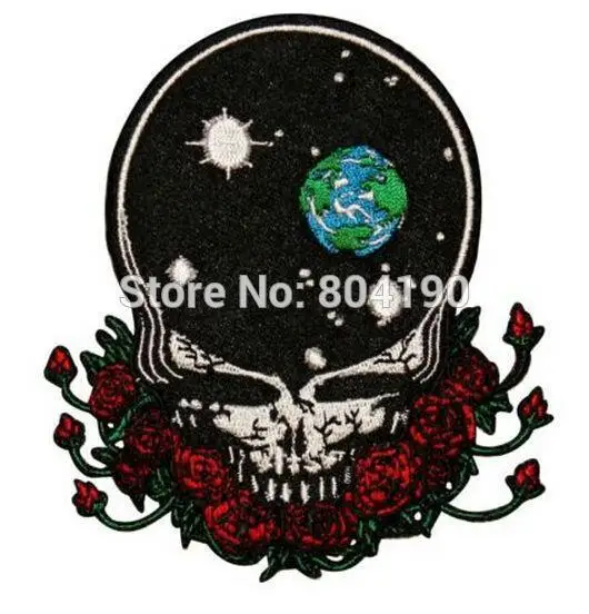 Grateful Dead Space Your Face вышитая музыкальная группа LOGO наклейка на наклейку рокабилли
