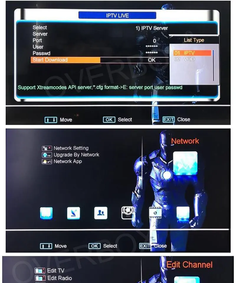 OVERBOX M9S PRO DVB-S2 спутниковый ресивер рецепторов Поддержка PowerVu BissKey подарок cccam Youtube 1080 P HD цифровой медиаплеер