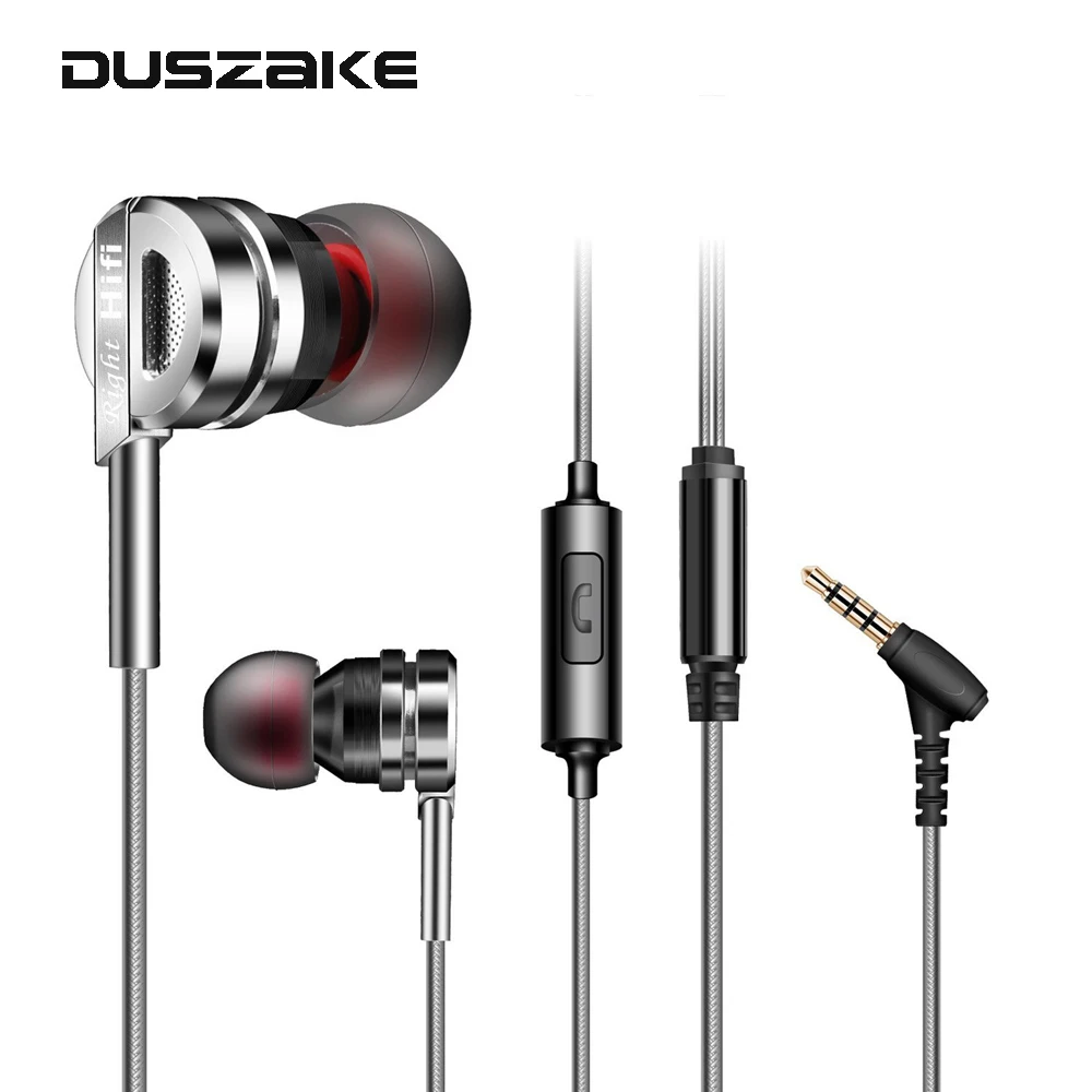 DUSZAKE DM9 In-ear Earphone Headset Hifi Earbuds Bass Ear With Mic for Samsung Xiaomi Huawei Cellphone | Электроника