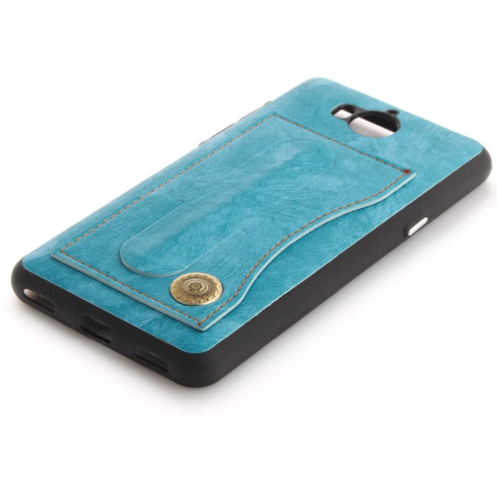 TIPFLY Stand Card Slot Fundas For Huawei Y5 2017 Soft TPU Kickstand Function Back Cover for Y6 Phone Case Capa |