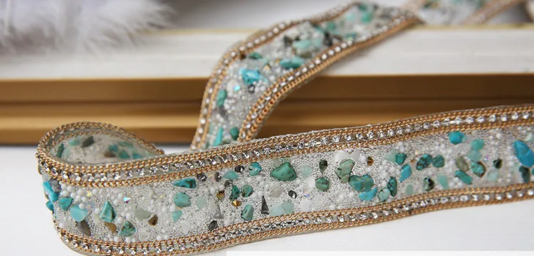 Аксессуары для свадебного платья Diy ткань аппликация патчи Кристалл горный