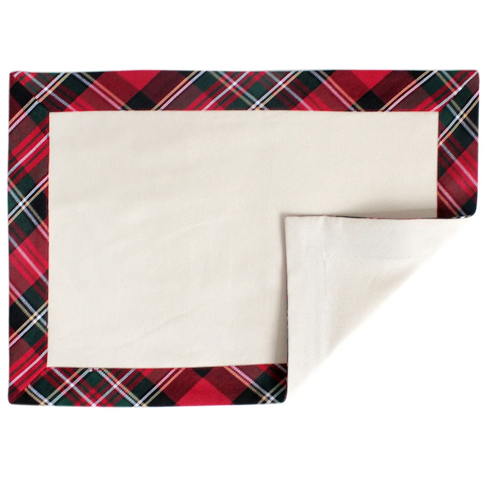 Набор из 4 скатертей и салфеток в клетку|napkin paper|napkin holder for weddingsnapkin personalized |