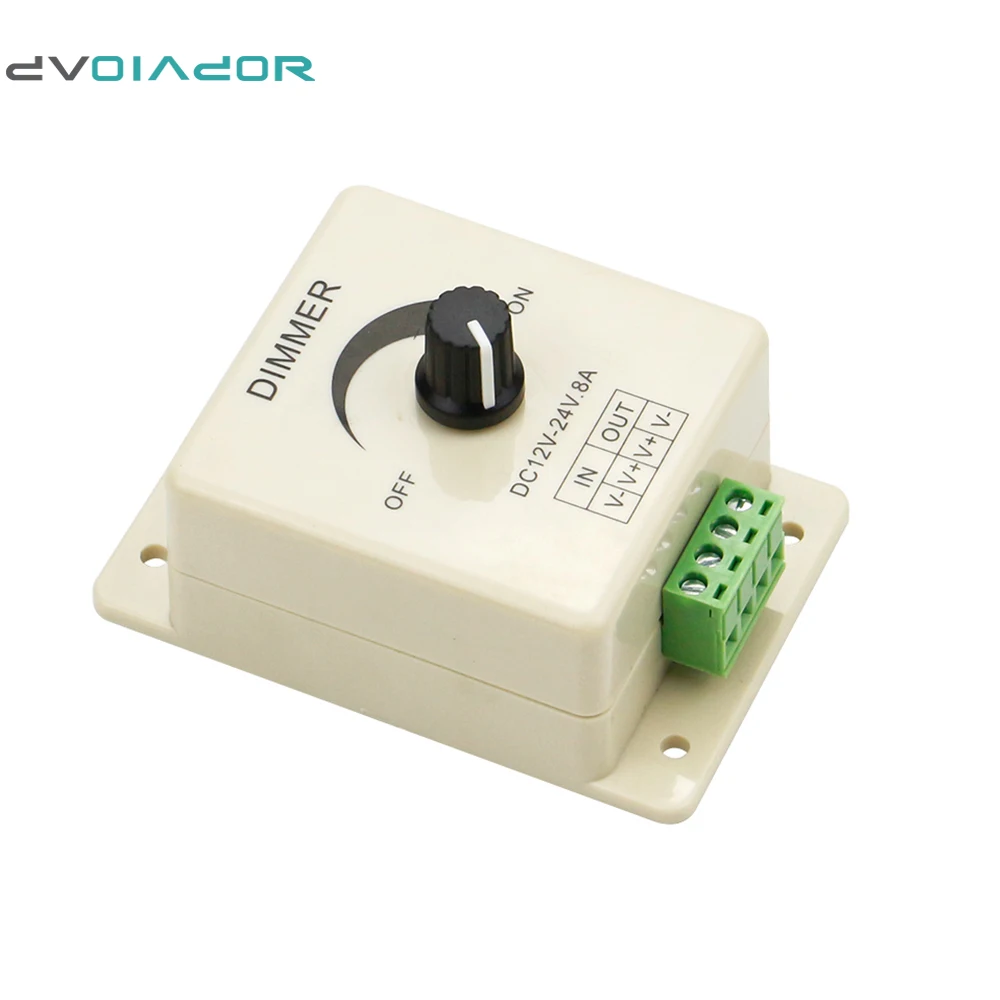Dvolador ШИМ Диммер контроллер для светодиодные фонари или ленты adjustable brightnes